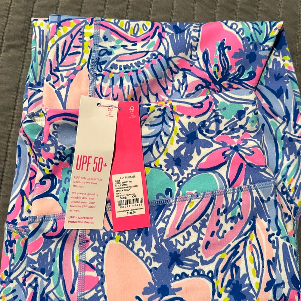 Lilly Pulitzer legging weekender high-rise pop-up got your back